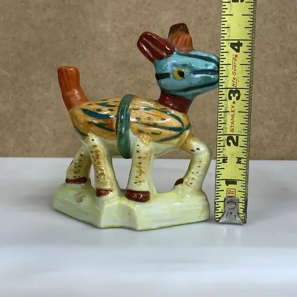 Vintage Porcelain Veggie Animal Squash Horse Dog Figurine Japan Halloween